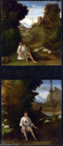 Scenes from Tebaldeo's Eclogues - The Story of Damon