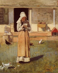 The Sick Chicken — Winslow Homer