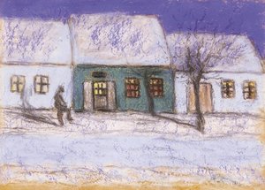 Landscape In Moonlight — József Rippl-rónai