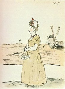 Dutchwoman Beside The Canal — Pablo Picasso