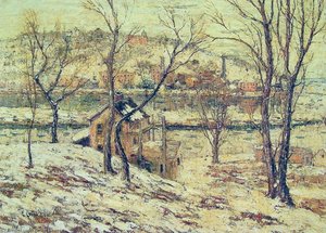 Winter On The Harlem River — Ernest Lawson