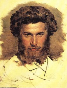 Portrait Of The Artist Arkhip Kuinji — Victor Vasnetsov