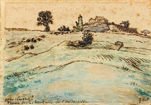 Farm On The Hills Of The Ardoisière Near Cusset — Jean François Millet The Elder