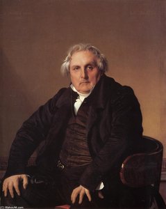 Portrait Of Louis-francois Bertin — Jean-auguste-dominique Ingres
