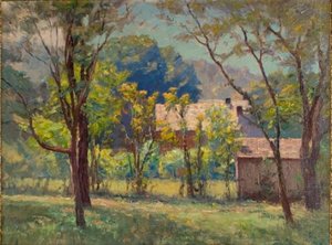 House In The Woods — Theodore Clement Steele