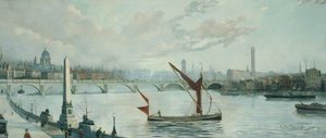 Old Waterloo Bridge, London — Gerald Maurice Burn