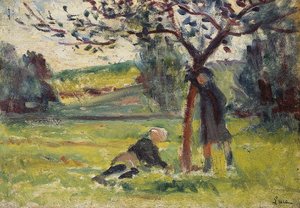 Apple Tree In Eragny — Maximilien Luce