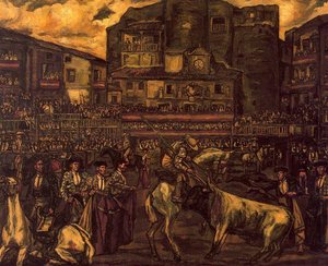 Corrida De Toros En Sepúlveda — José Gutiérrez Solana