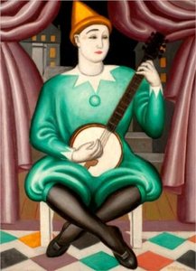 Clown Au Banjo — Jean Dominique Antony Metzinger