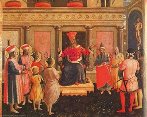Saints Cosmas ^ Damian With Their Brothers — Fra Angelico, Early Renaissance