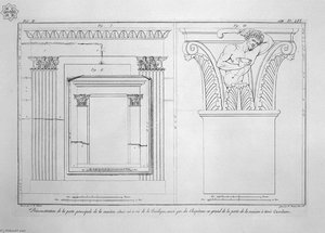 General Sections Of The Three Previous Houses — Giovanni Battista Piranesi