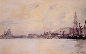 The Entrance To The Grand Canal, Venice — John Singer Sargent