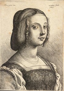 Young woman, after Bonsignori.