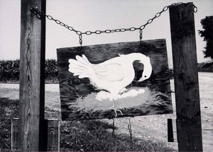 Egg Sign, Atchison County, From The Kansas Documentary Survey Project — Larry W Schwarm