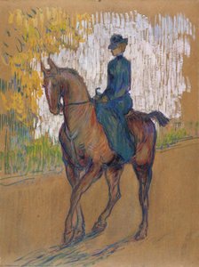 Side-saddle — Henri De Toulouse-lautrec