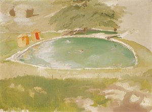 The Bathing Pool At Chartwell — Sir William Nicholson