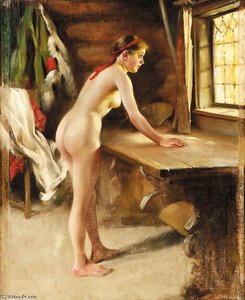 The Morning Sun (i Know This Works ''august Wilhelm Nikolaus Hagborg'') — Bruno Andreas Liljefors