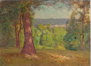 Landscape (the Oak) — Theodore Clement Steele