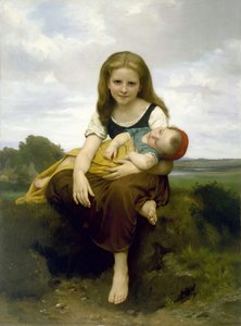 The Elder Sister — William-adolphe Bouguereau