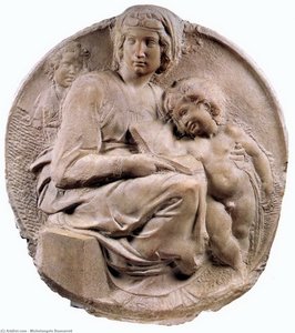 Madonna (tondo Pitti) — Michelangelo Buonarroti