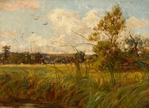 A Breezy Day — Ernest Albert Waterlow