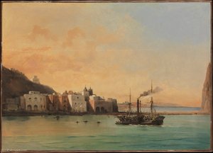 View Of Ischia From The Sea (1842) — Charles Rémond