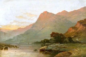 Highland Loch — Alfred De Breanski Senior