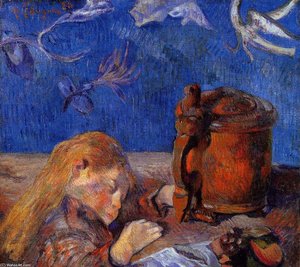 Clovis Gauguin Asleep — Eugène Henri Paul Gauguin