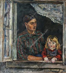 Mother And Child — Pyotr Konchalovsky