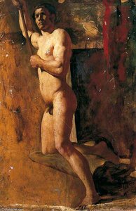 Male Nude - — William Etty