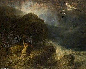 Scene From 'the Tempest' -
