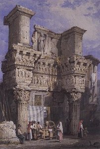 Forum Of Nerva, Rome — Samuel Prout, Historical Realism