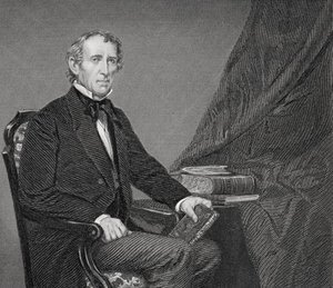 Portrait Of John Tyler — Alonzo Chappel, Contemporary Realism