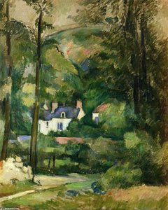 Houses In The Greenery — Paul Cézanne