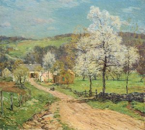 The Golden Screen — Willard Leroy Metcalf