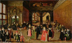 A Ball During The Reign Of Henri Iv