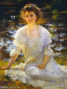 Portrait Of Elanor Hyde Phillips — Edmund Charles Tarbell