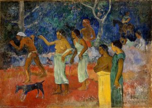 Scenes From Tahitian Live — Eugène Henri Paul Gauguin