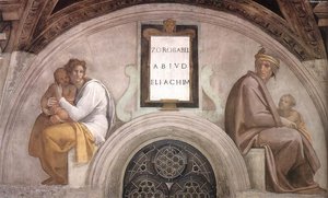 Zerubbabel - Abiud - Eliakim — Michelangelo Buonarroti
