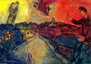 Artist Over Vitebsk — Marc Chagall
