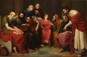 Jesus Christ Argues With The Doctors At The Temple — Gaspare Landi