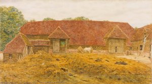 The Old Barn At Whitchurch — George Price Boyce