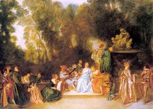 Untitled (3664) — Jean-antoine Watteau, Rococo