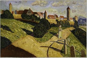 Alte Stadt Ii (old Town Ii) — Wassily Wassilyevich Kandinsky