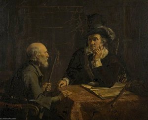 Oliver Cromwell Closeted with the Spy