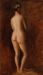 Standing Female Nude (back View) — Thomas Eakins