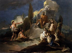 Apollo And Marsyas — Giambattista Tiepolo, Rococo