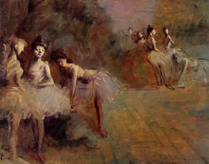 Dancers Resting — Jean Louis Forain