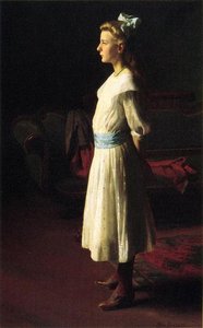 Portrait Of Margaret Perot — Thomas Pollock Anshutz, Contemporary Realism