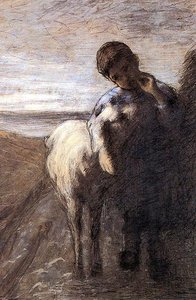 Pastorello Con Agnellino — Giovanni Segantini